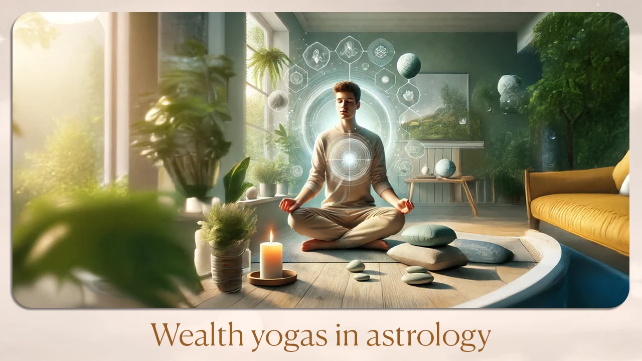 Wealth yogas in astrology
